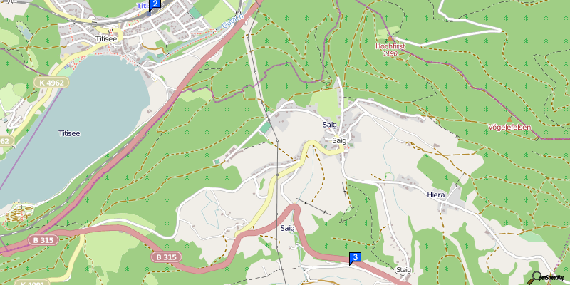 OpenStreetMap Übersichtskarte